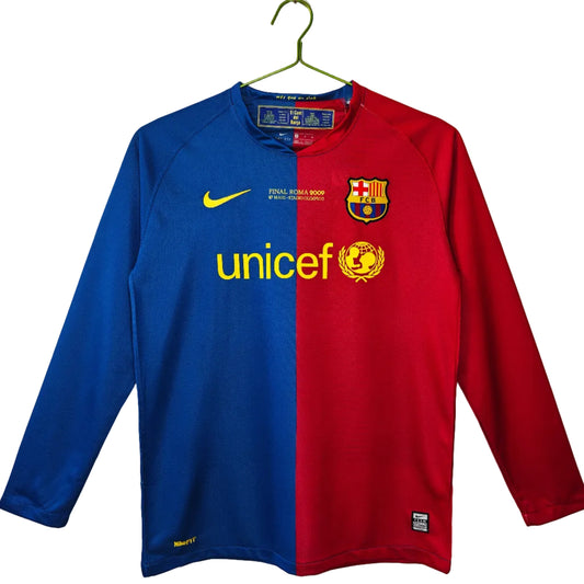 FC Barcelona 08/09 Home Long Sleeve Jersey