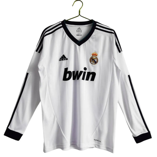 Real Madrid 12/13 Home Long Sleeve Jersey