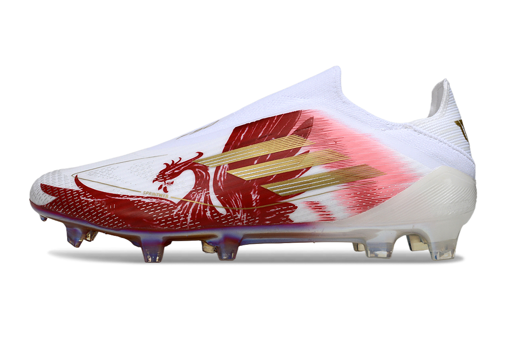F50 Elite Laceless FG Red Dragon