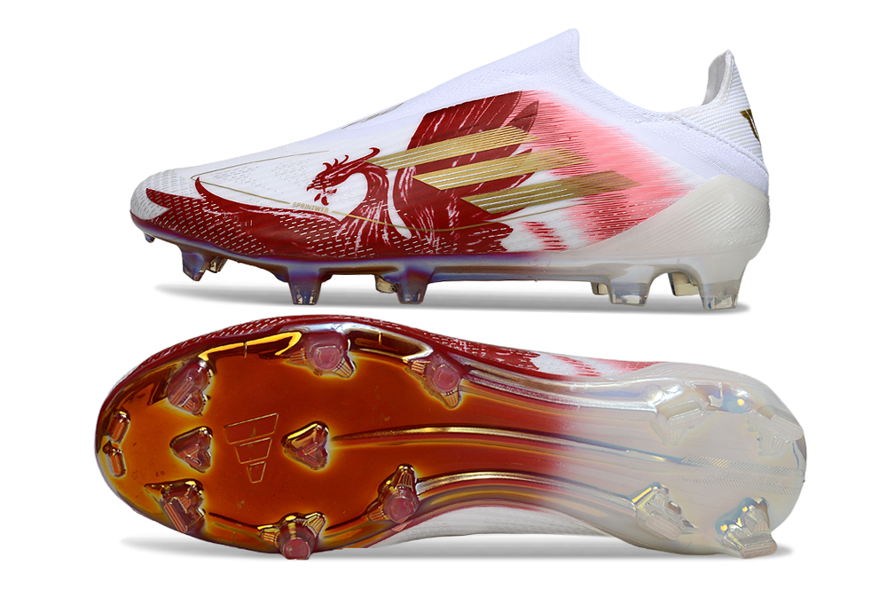 F50 Elite Laceless FG Red Dragon