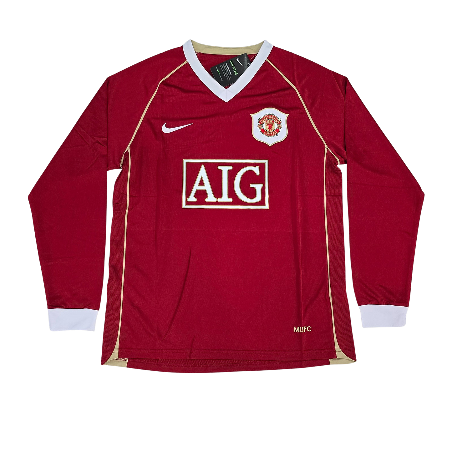 Manchester United 06/07 Home Long Sleeve Jersey