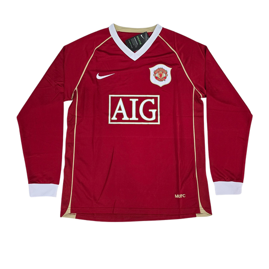 Manchester United 06/07 Home Long Sleeve Jersey