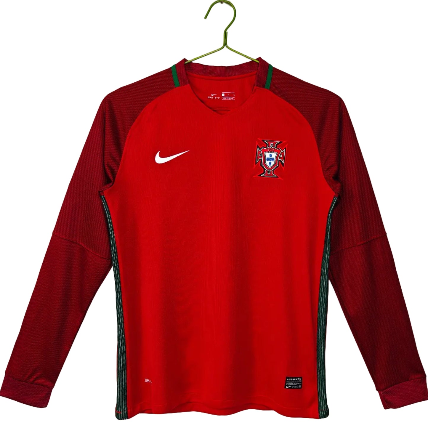Portugal 2016 Home Long Sleeve Jersey