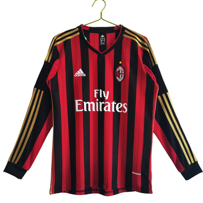 AC Milan 13/14 Home Long Sleeve Jersey