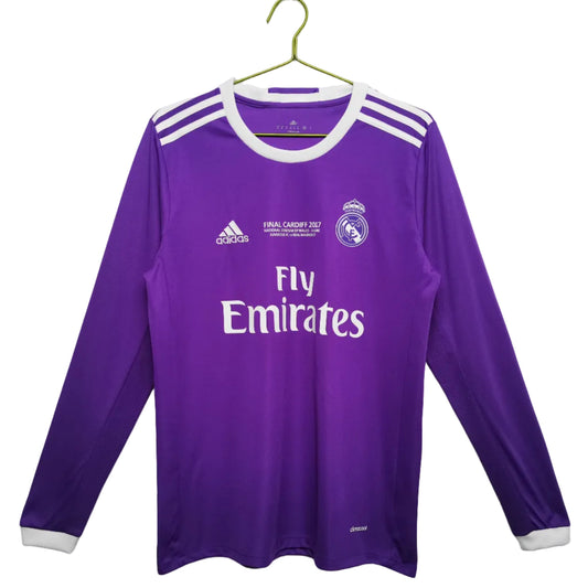 Real Madrid 16/17 Away Long Sleeve Jersey