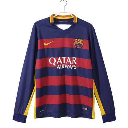 FC Barcelona 15/16 Home Long Sleeve Jersey