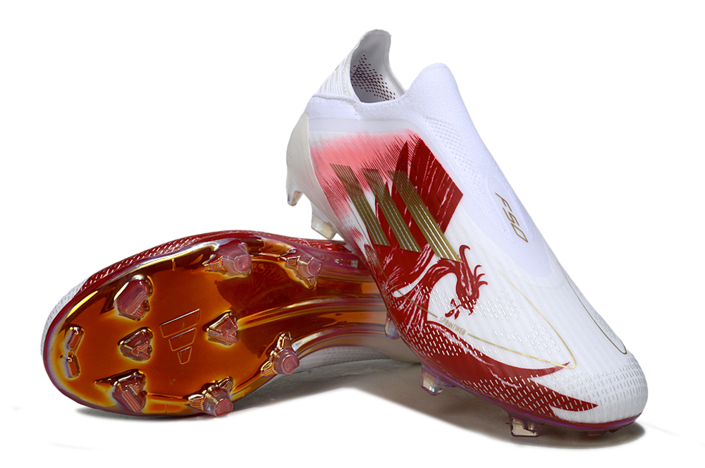 F50 Elite Laceless FG Red Dragon