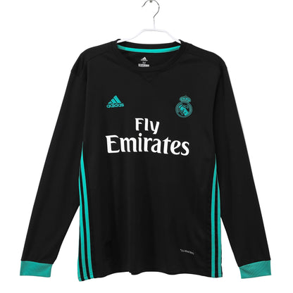 Real Madrid 17/18 Away Long Sleeve Jersey