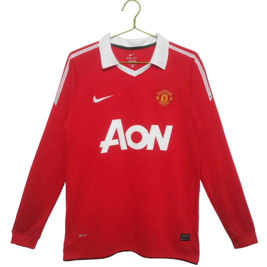 Manchester United 10/11 Home Long Sleeve Jersey