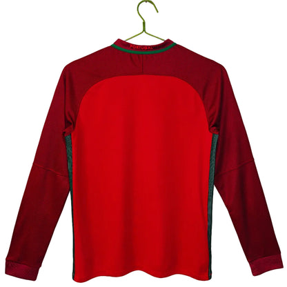 Portugal 2016 Home Long Sleeve Jersey