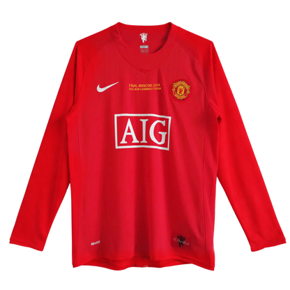 Manchester United 07/08 Home Long Sleeve Jersey