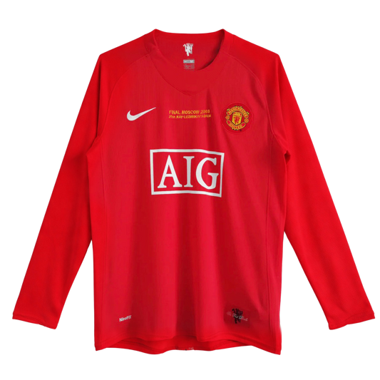 Manchester United 07/08 Home Long Sleeve Jersey