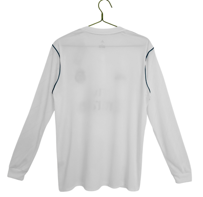 Real Madrid 17/18 Home Long Sleeve Jersey