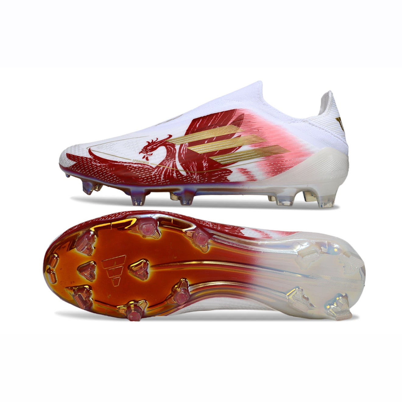 F50 Elite Laceless FG Red Dragon